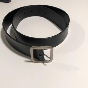 Black Leather Belt
